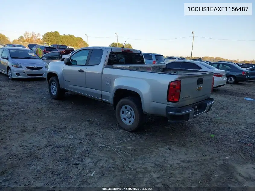 1GCHS1EAXF1156487 2015 Chevrolet Colorado