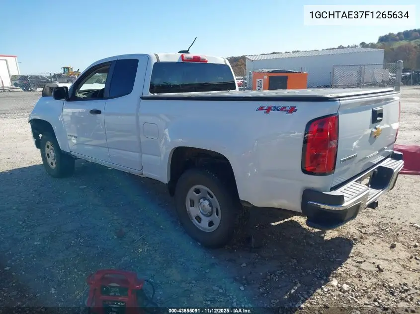 1GCHTAE37F1265634 2015 Chevrolet Colorado Wt