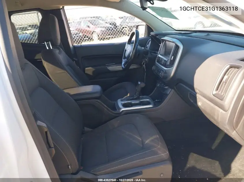 1GCHTCE31G1363118 2016 Chevrolet Colorado Lt