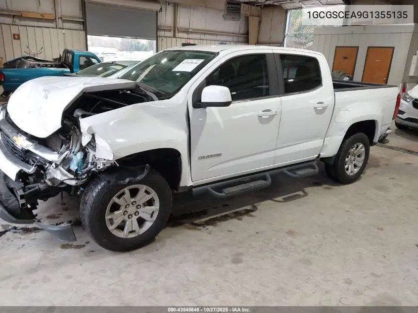 1GCGSCEA9G1355135 2016 Chevrolet Colorado Lt