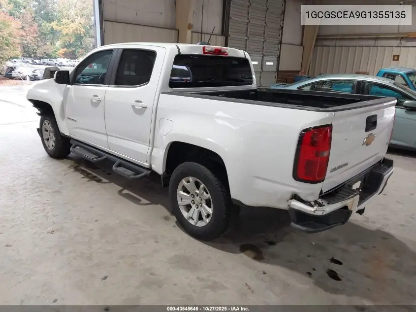 1GCGSCEA9G1355135 2016 Chevrolet Colorado Lt