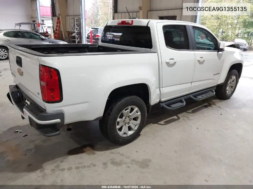 1GCGSCEA9G1355135 2016 Chevrolet Colorado Lt