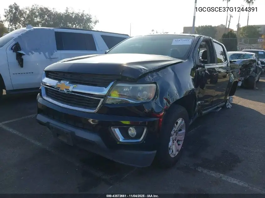 1GCGSCE37G1244391 2016 Chevrolet Colorado Lt