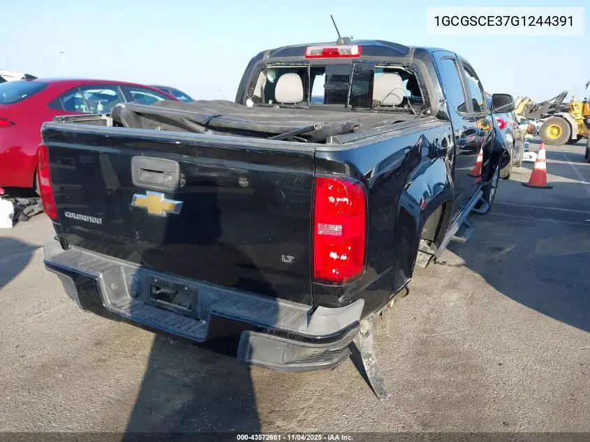1GCGSCE37G1244391 2016 Chevrolet Colorado Lt