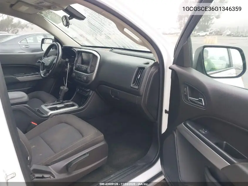 1GCGSCE36G1346359 2016 Chevrolet Colorado Lt