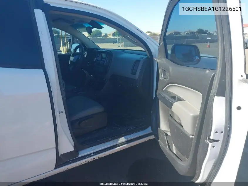 1GCHSBEA1G1226501 2016 Chevrolet Colorado Wt