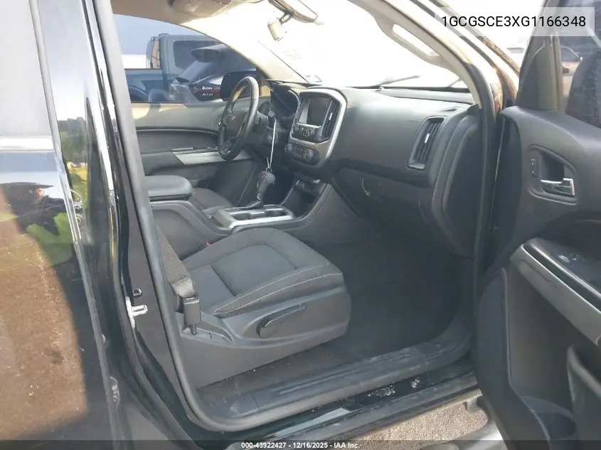 1GCGSCE3XG1166348 2016 Chevrolet Colorado Lt