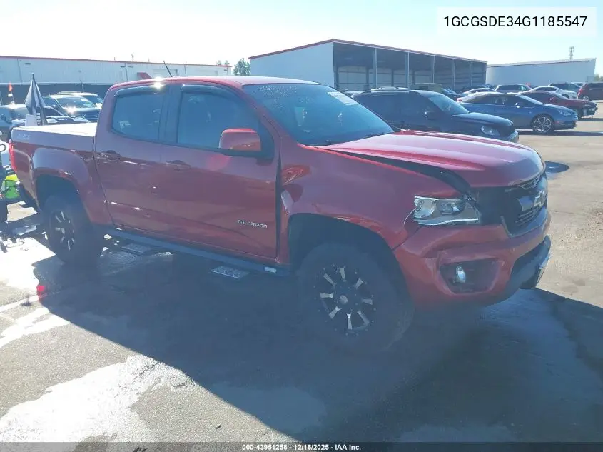 1GCGSDE34G1185547 2016 Chevrolet Colorado Z71