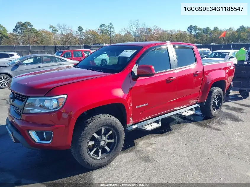 1GCGSDE34G1185547 2016 Chevrolet Colorado Z71