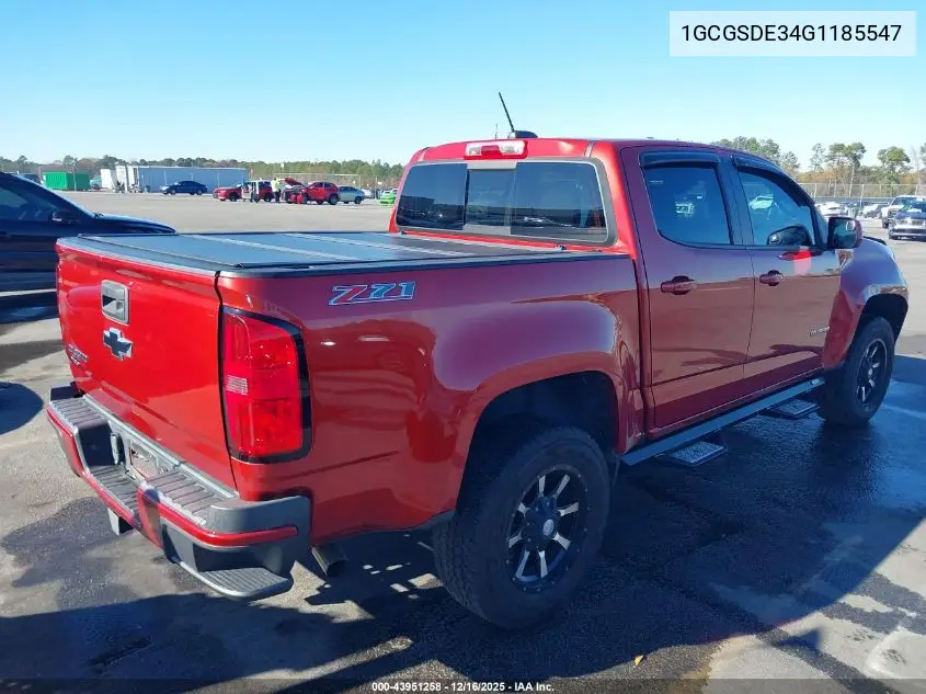 1GCGSDE34G1185547 2016 Chevrolet Colorado Z71