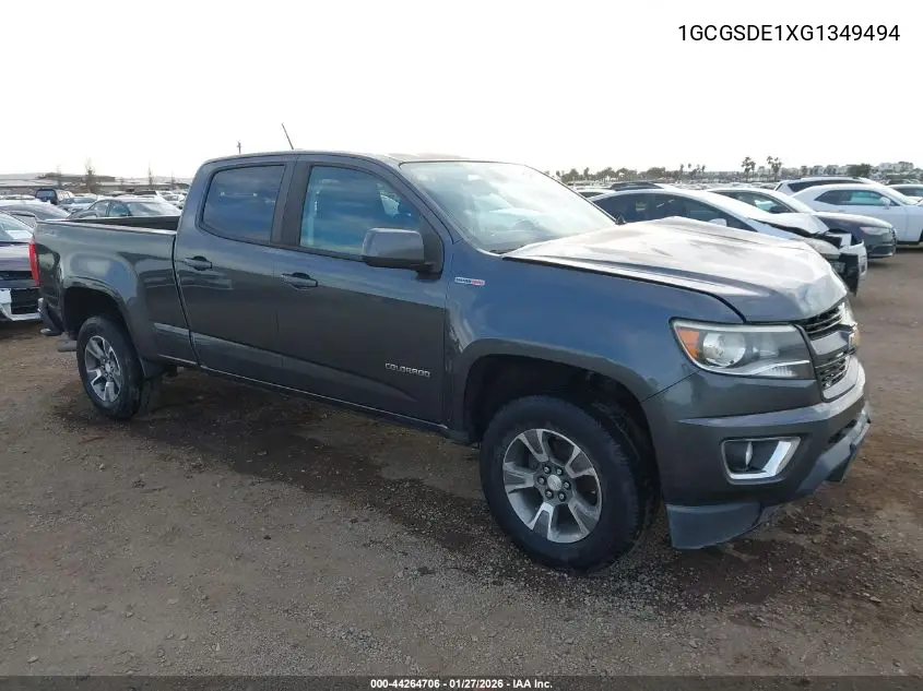 1GCGSDE1XG1349494 2016 Chevrolet Colorado Z71