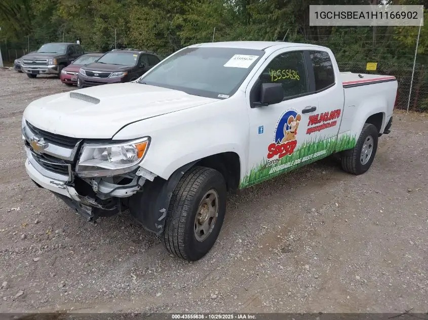 1GCHSBEA1H1166902 2017 Chevrolet Colorado Wt