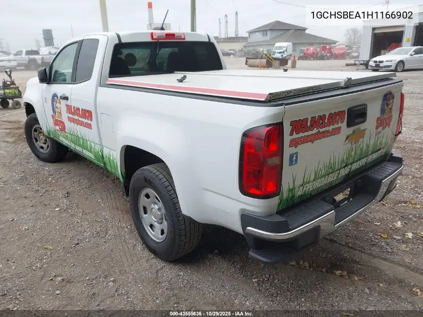 1GCHSBEA1H1166902 2017 Chevrolet Colorado Wt