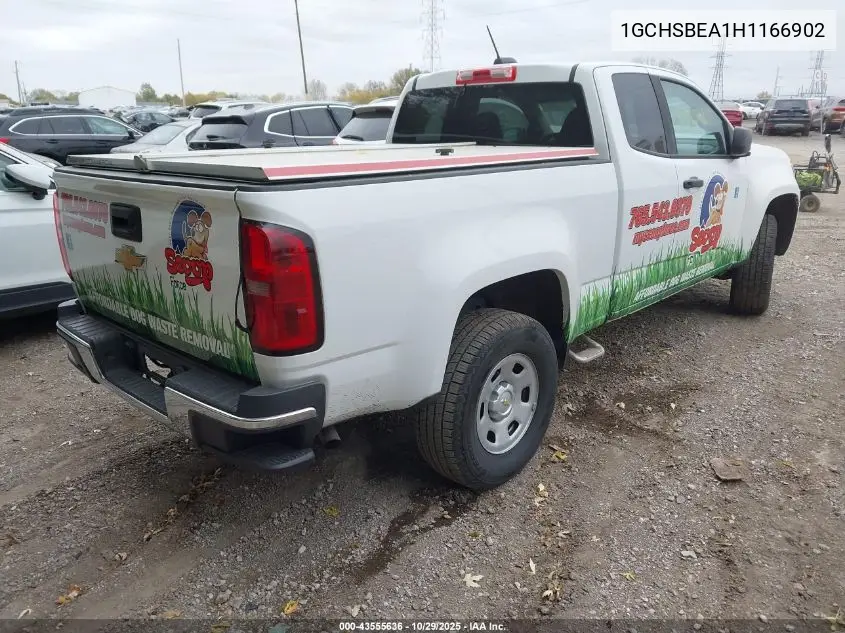 1GCHSBEA1H1166902 2017 Chevrolet Colorado Wt