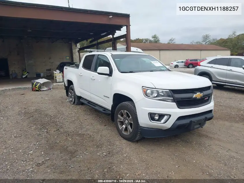 1GCGTDENXH1188257 2017 Chevrolet Colorado Z71
