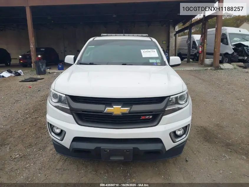 1GCGTDENXH1188257 2017 Chevrolet Colorado Z71