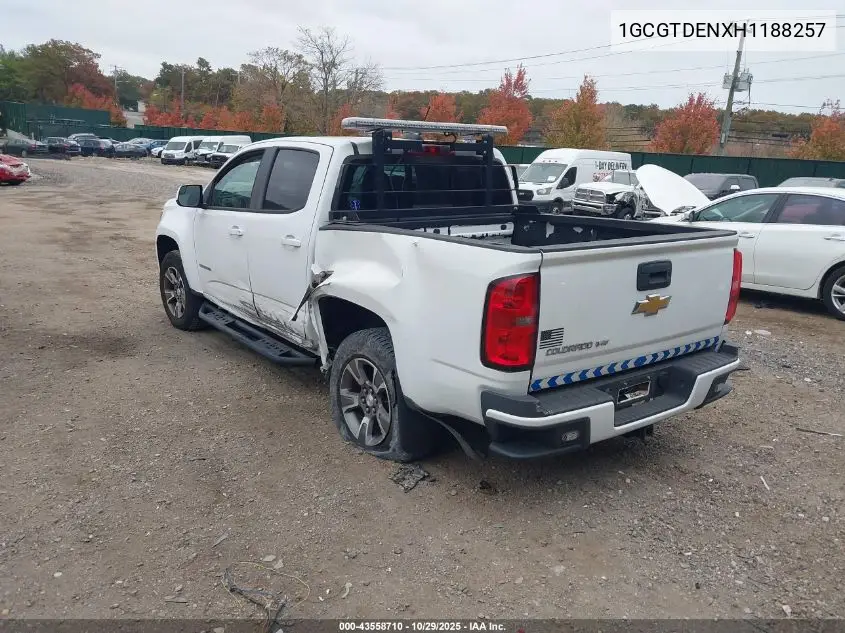 1GCGTDENXH1188257 2017 Chevrolet Colorado Z71