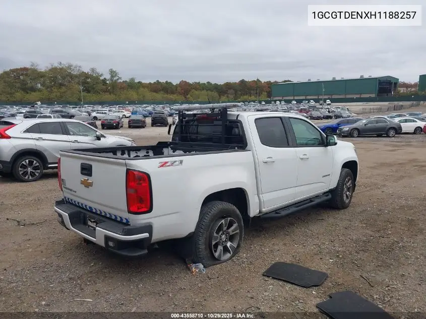 1GCGTDENXH1188257 2017 Chevrolet Colorado Z71
