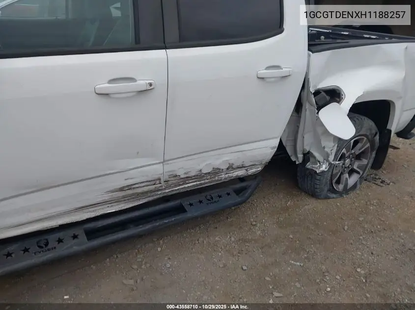 1GCGTDENXH1188257 2017 Chevrolet Colorado Z71
