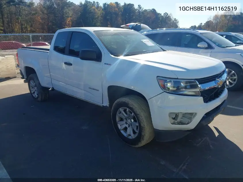 1GCHSBE14H1162519 2017 Chevrolet Colorado Wt