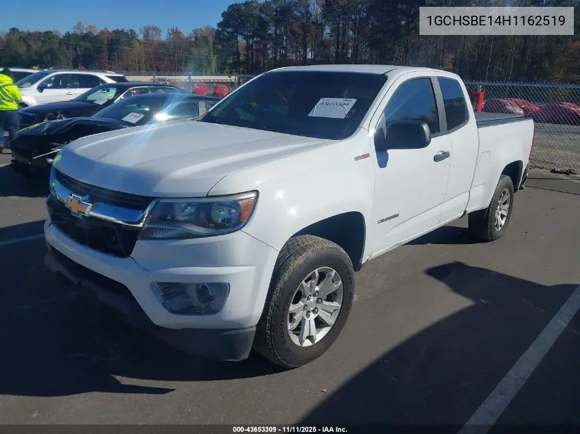 1GCHSBE14H1162519 2017 Chevrolet Colorado Wt