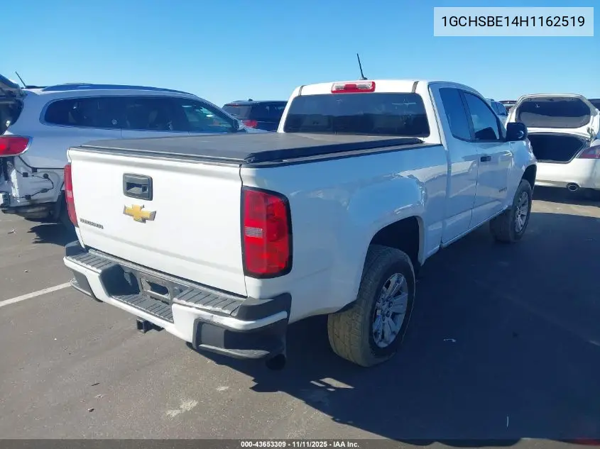 1GCHSBE14H1162519 2017 Chevrolet Colorado Wt