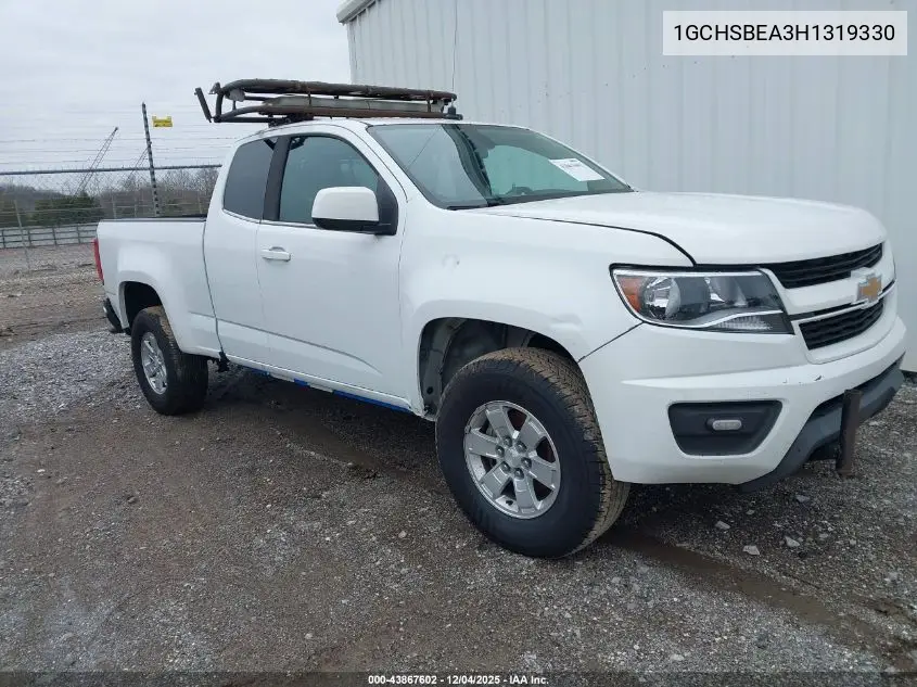 1GCHSBEA3H1319330 2017 Chevrolet Colorado Wt