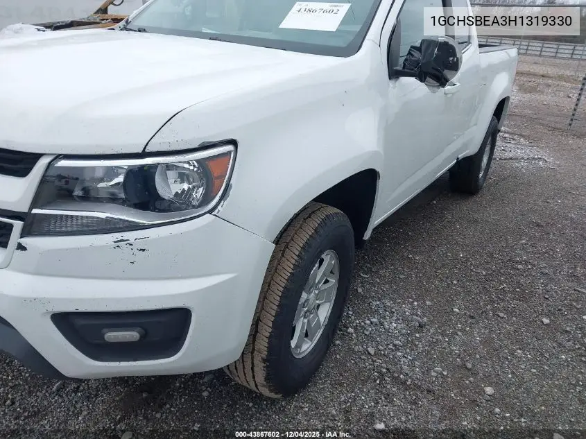 1GCHSBEA3H1319330 2017 Chevrolet Colorado Wt