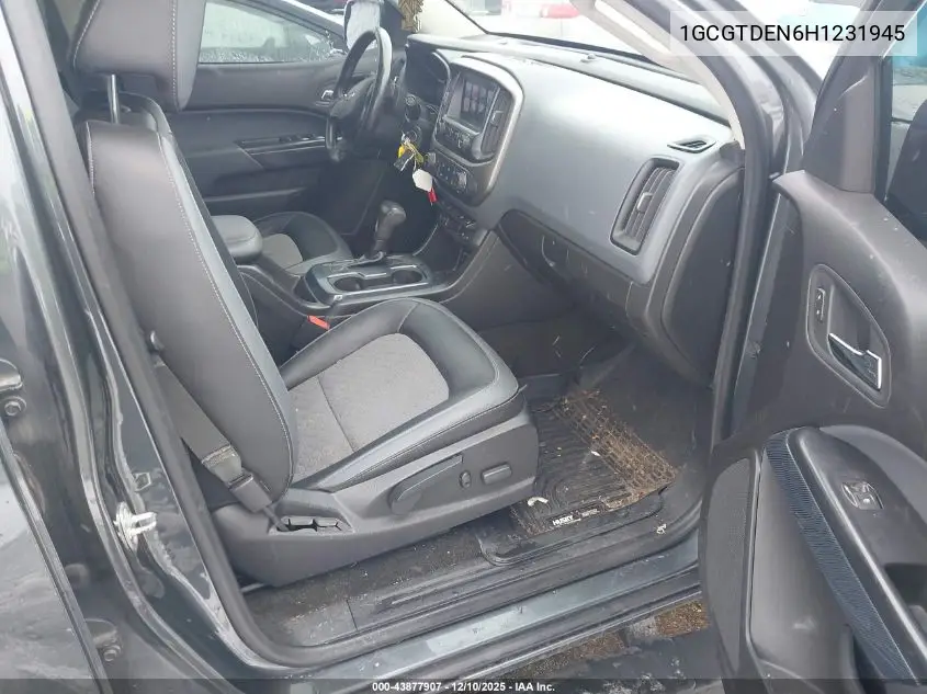 1GCGTDEN6H1231945 2017 Chevrolet Colorado Z71