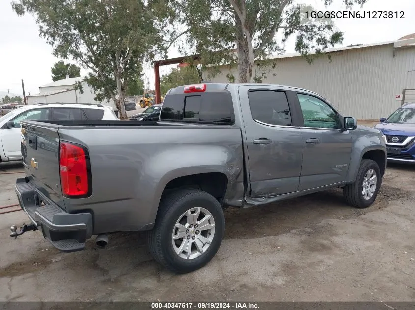 1GCGSCEN6J1273812 2018 Chevrolet Colorado Lt