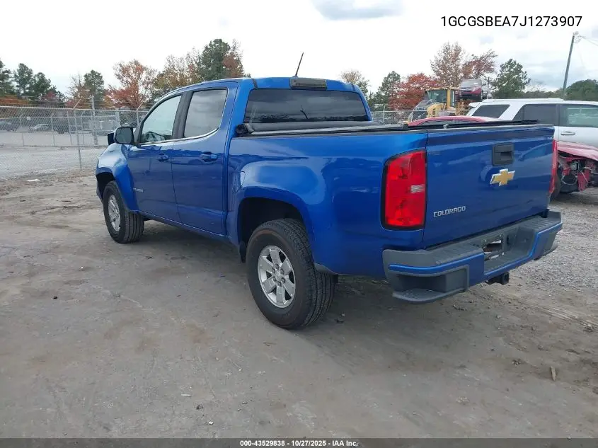 1GCGSBEA7J1273907 2018 Chevrolet Colorado Wt