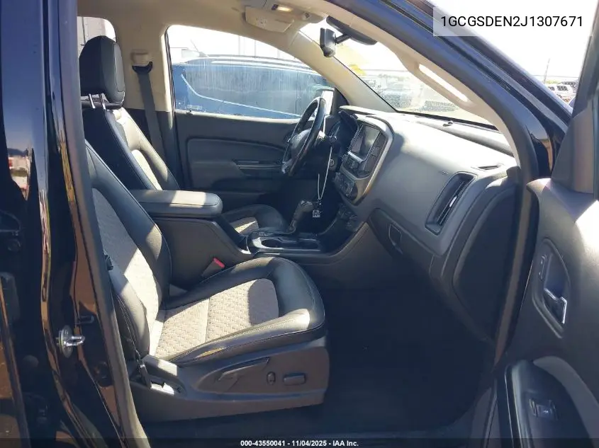 1GCGSDEN2J1307671 2018 Chevrolet Colorado Z71