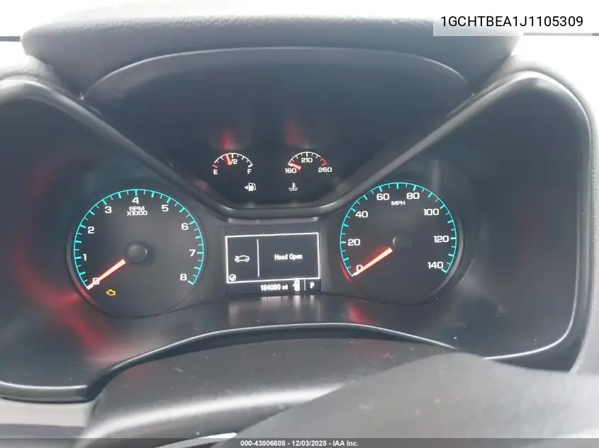 1GCHTBEA1J1105309 2018 Chevrolet Colorado Wt