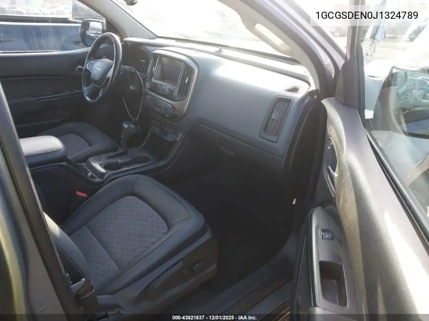 1GCGSDEN0J1324789 2018 Chevrolet Colorado Z71