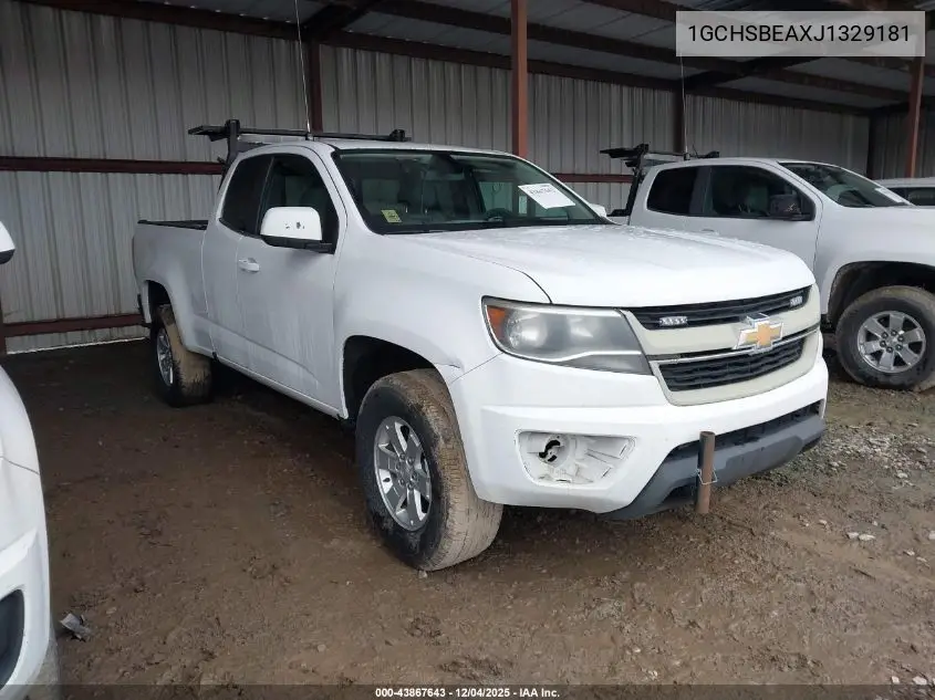 1GCHSBEAXJ1329181 2018 Chevrolet Colorado Wt