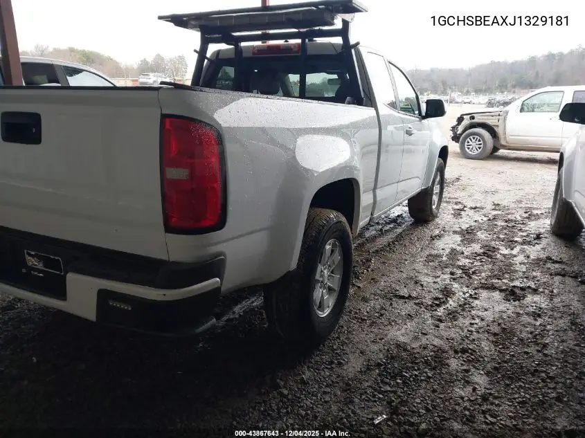1GCHSBEAXJ1329181 2018 Chevrolet Colorado Wt