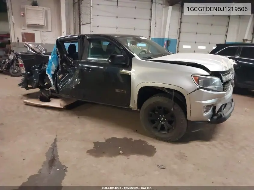 1GCGTDEN0J1219506 2018 Chevrolet Colorado Z71
