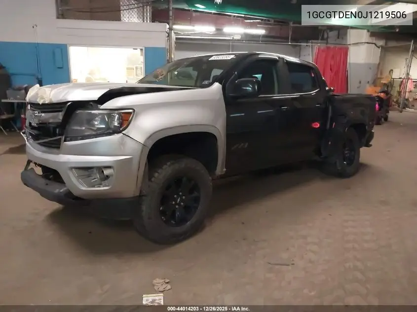 1GCGTDEN0J1219506 2018 Chevrolet Colorado Z71