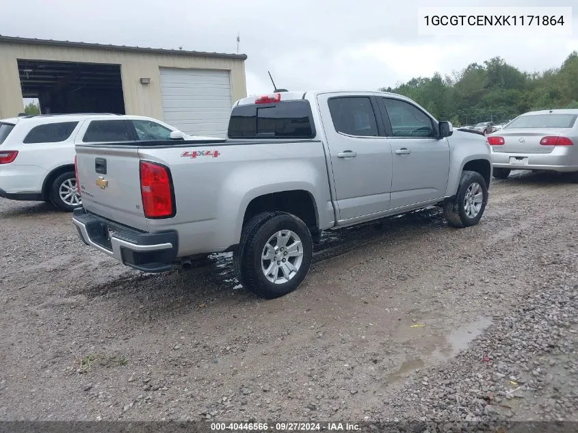 1GCGTCENXK1171864 2019 Chevrolet Colorado Lt