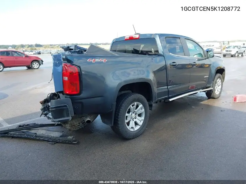1GCGTCEN5K1208772 2019 Chevrolet Colorado Lt