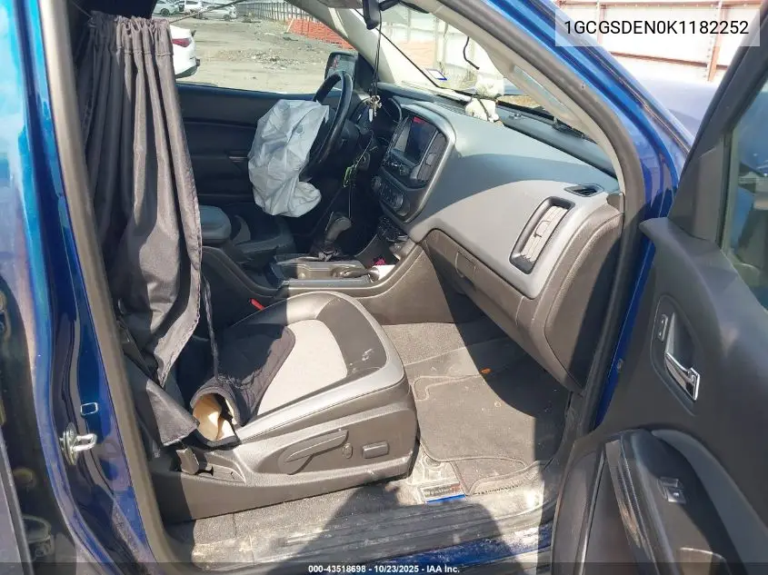 1GCGSDEN0K1182252 2019 Chevrolet Colorado Z71