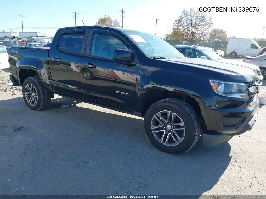 1GCGTBEN1K1339076 2019 Chevrolet Colorado 4Wd Work Truck