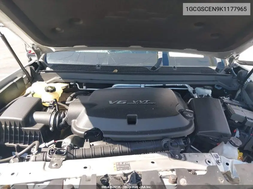 1GCGSCEN9K1177965 2019 Chevrolet Colorado Lt