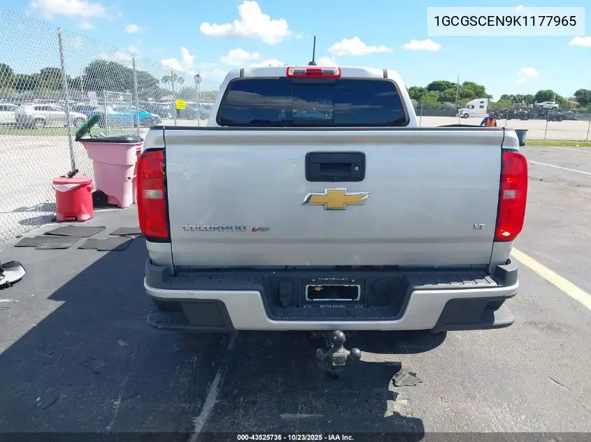 1GCGSCEN9K1177965 2019 Chevrolet Colorado Lt