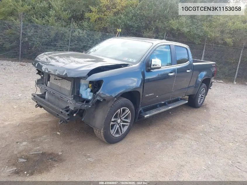 1GCGTCEN3K1153058 2019 Chevrolet Colorado Lt