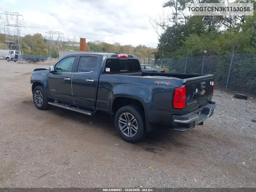 1GCGTCEN3K1153058 2019 Chevrolet Colorado Lt