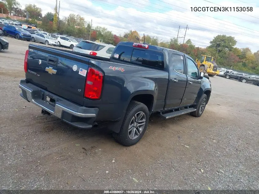 1GCGTCEN3K1153058 2019 Chevrolet Colorado Lt