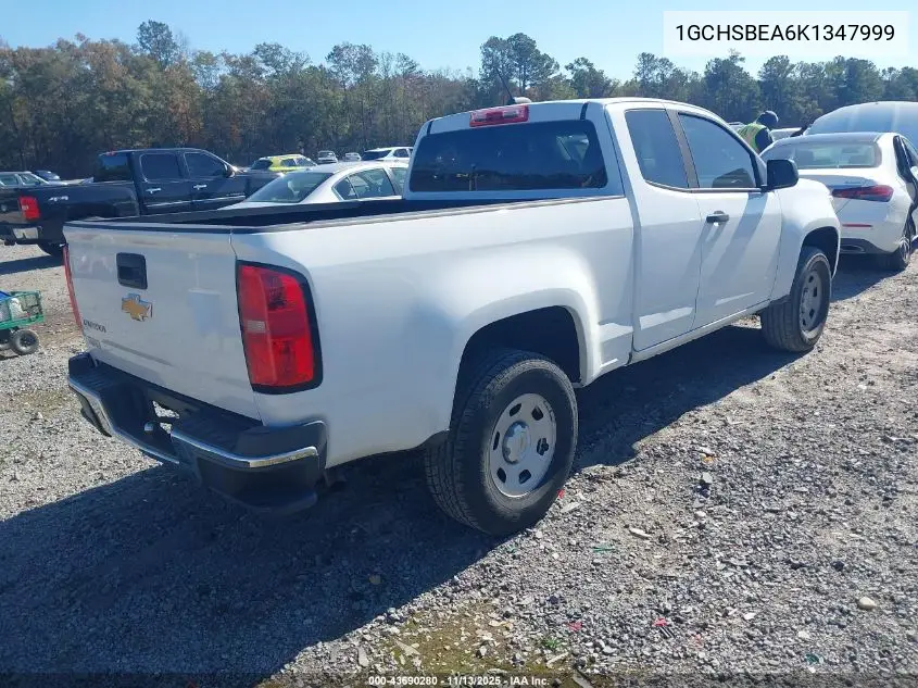 1GCHSBEA6K1347999 2019 Chevrolet Colorado Wt