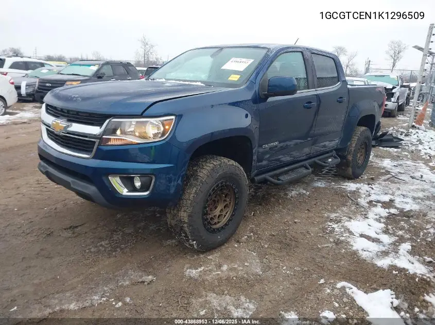 1GCGTCEN1K1296509 2019 Chevrolet Colorado Lt