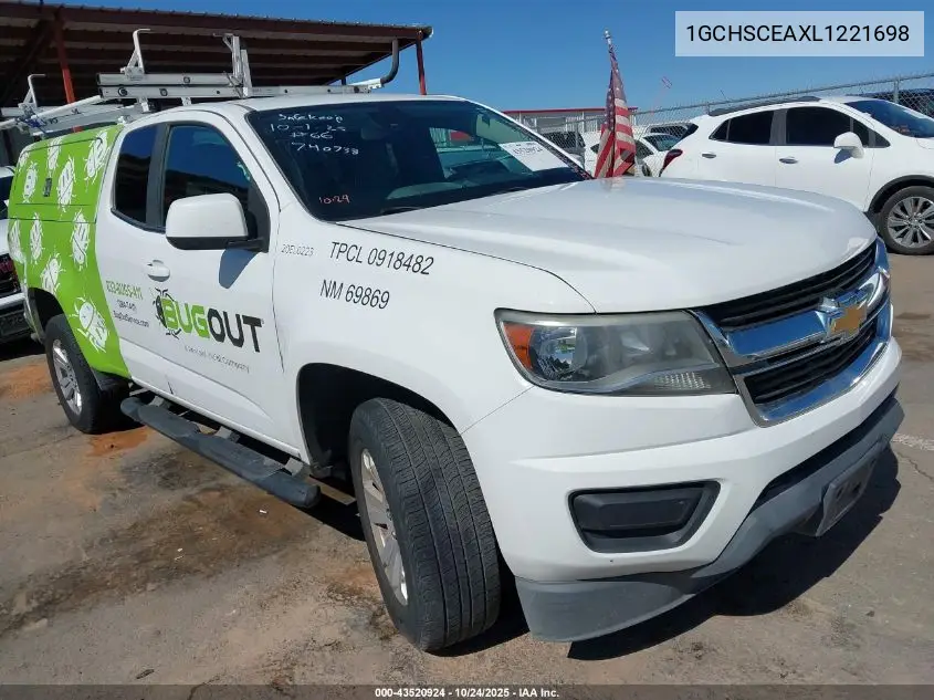 1GCHSCEAXL1221698 2020 Chevrolet Colorado 2Wd Long Box Lt